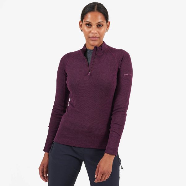 بلوز لایه اول زنانه مونتین Montane Women's PRIMINO 140 Zip Neck 2021 فروشگاه کوهنوردی ماکالو