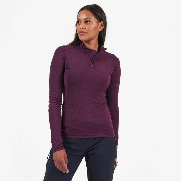 بلوز لایه اول مونتینMontane Women's PRIMINO 220 Zip Neck Baselayer, 2021 فروشگاه ماکالو