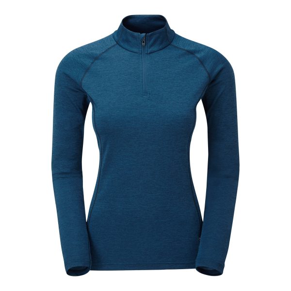 پیرهن نیم زیپ زنانه دارت مونتین Montane Women's Dart Zip Neck T-Shirt 2021 فروشگاه لوازم کوهنوردی ماکالو