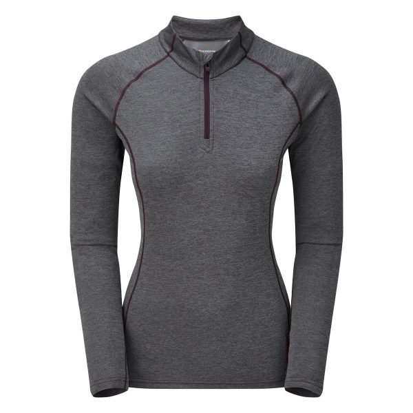 پیرهن نیم زیپ زنانه دارت مونتین Montane Women's Dart Zip Neck T-Shirt 2021 فروشگاه لوازم کوهنوردی ماکالو