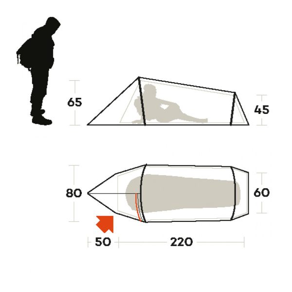 چادر کوهنوردی FERRINO مدل SLING 1