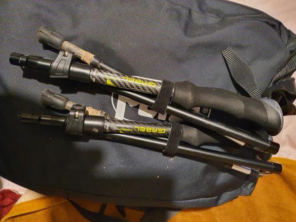 خرید باتوم کوهنوردی باتوم چهار تکه رانینگ GABEL XTR CARBON EF